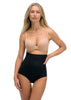 High shaping brief leopard print