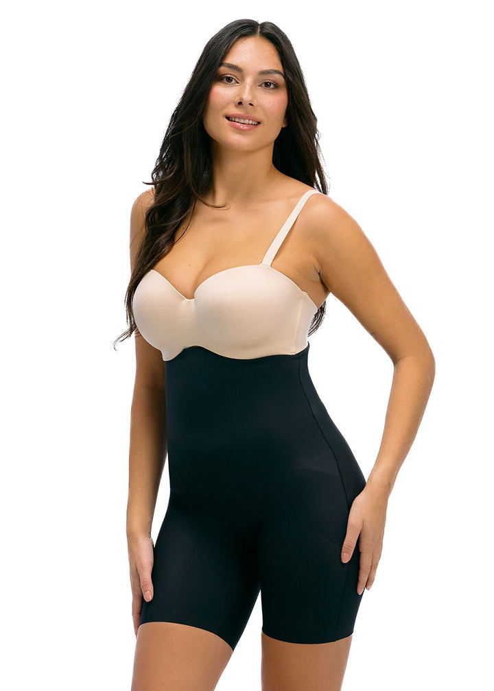 Ultra strong shaping high waist short black
