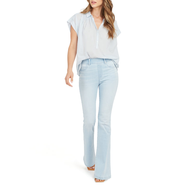 Denim Flare Jeans |  Light Wash