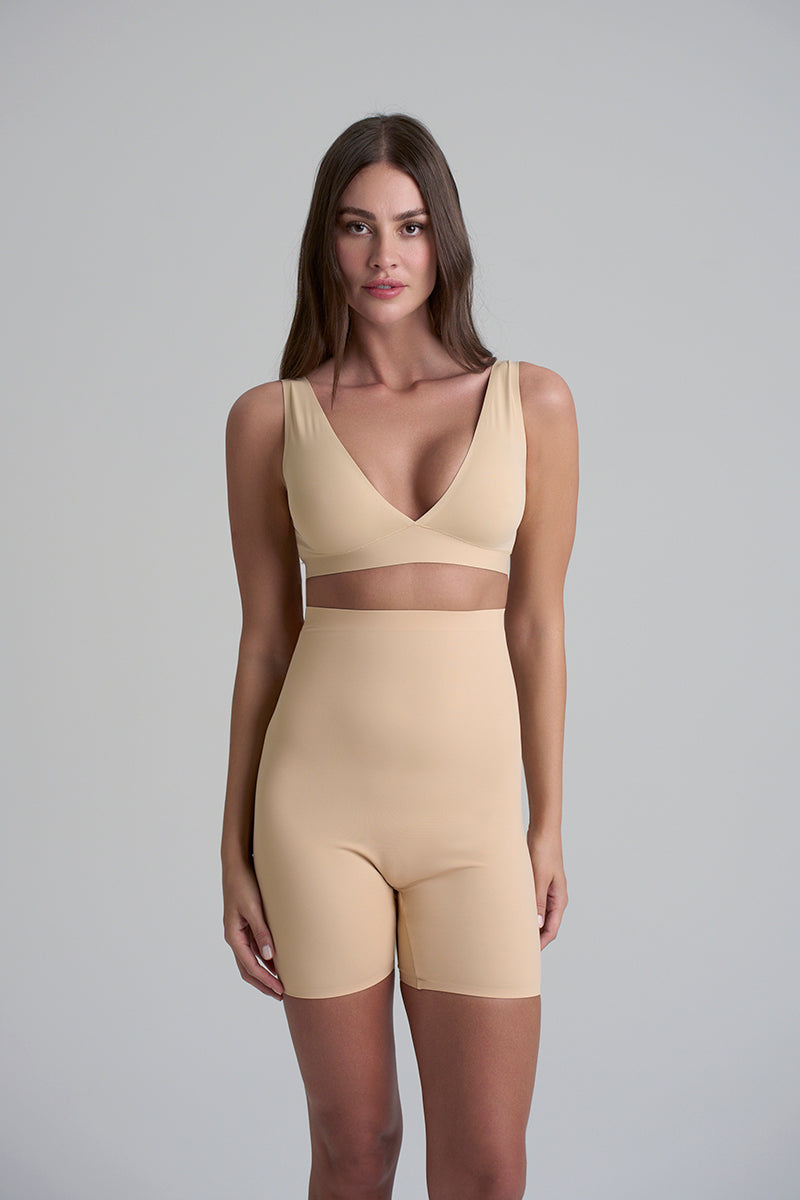 Invisible High Waist Short | Soft Nude