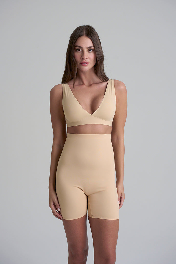 Invisible High Waist Short | Soft Nude