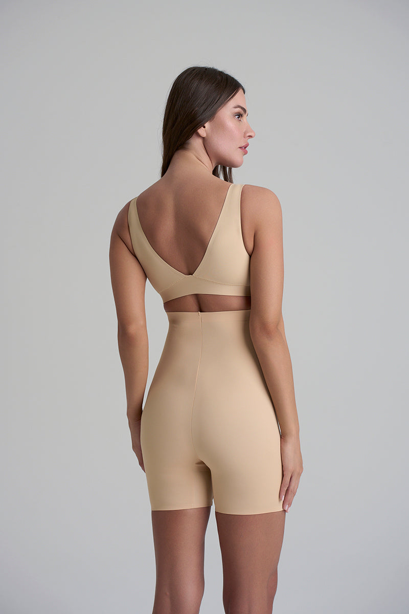 Invisible High Waist Short | Soft Nude