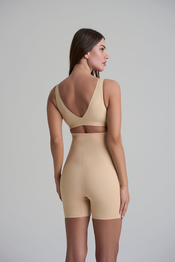 Invisible High Waist Short | Soft Nude