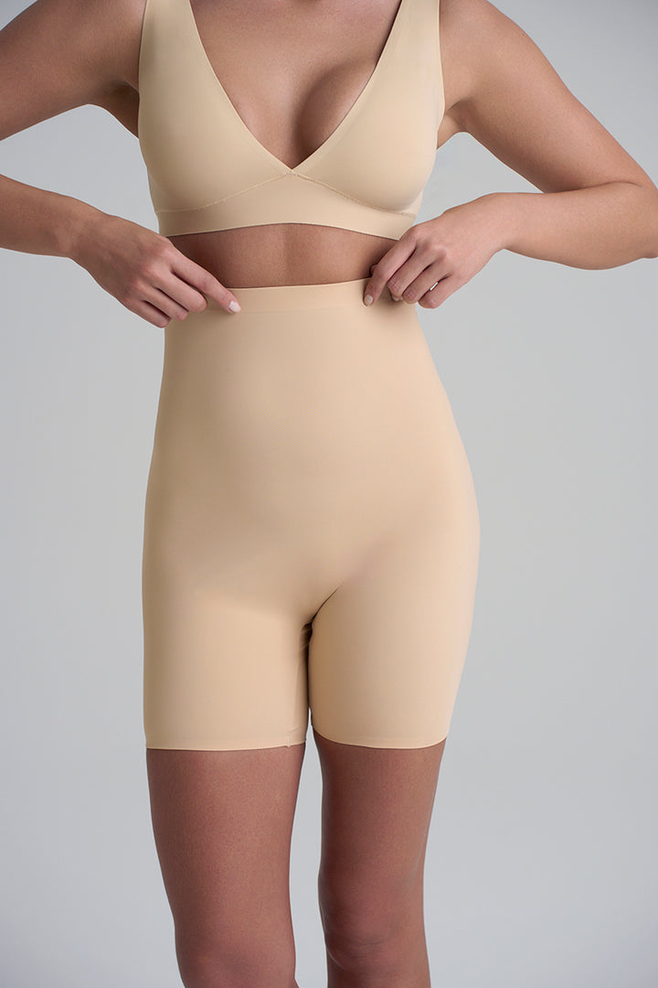 Invisible High Waist Short | Soft Nude