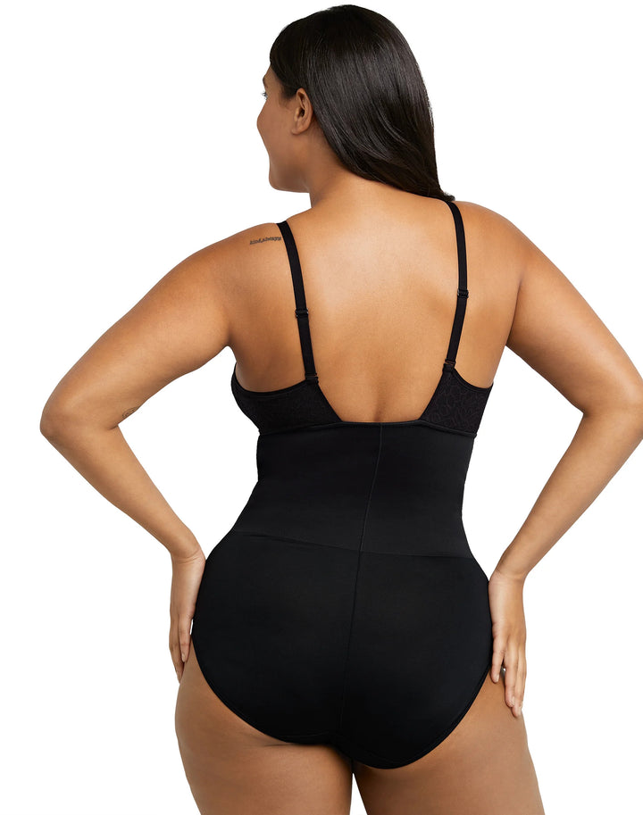 Tame Your Tummy Lace Bodysuit | Black