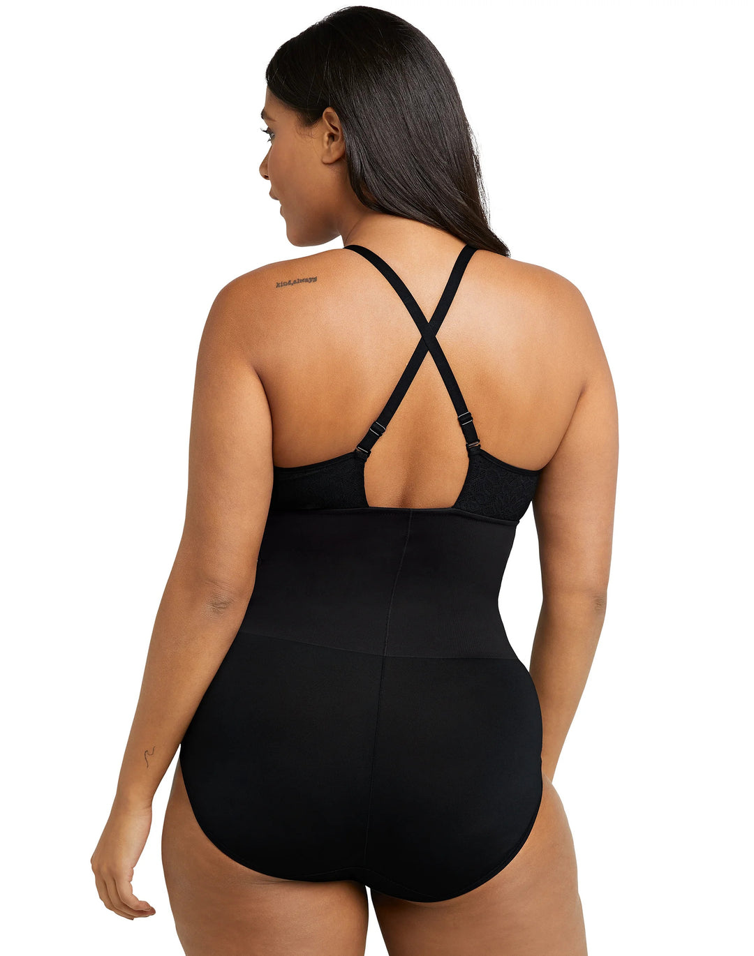 Tame Your Tummy Lace Bodysuit | Black