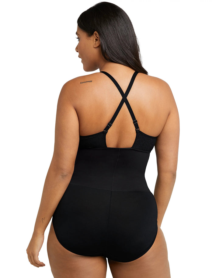 Tame Your Tummy Lace Bodysuit | Black