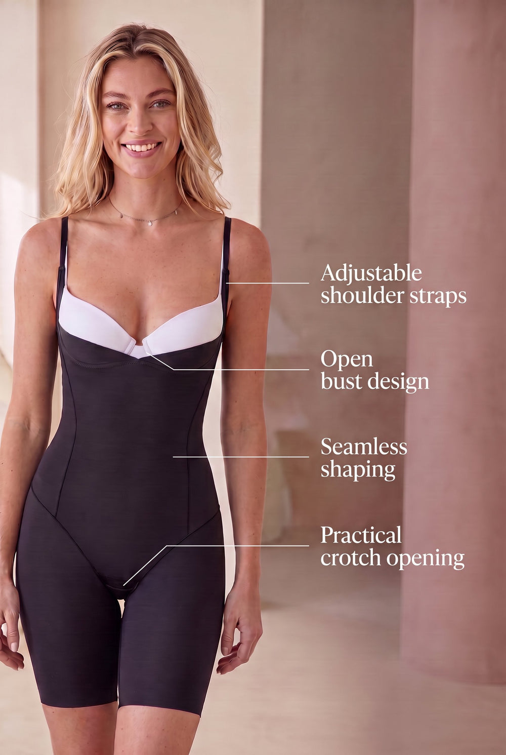 perfect curves bodyshaper black