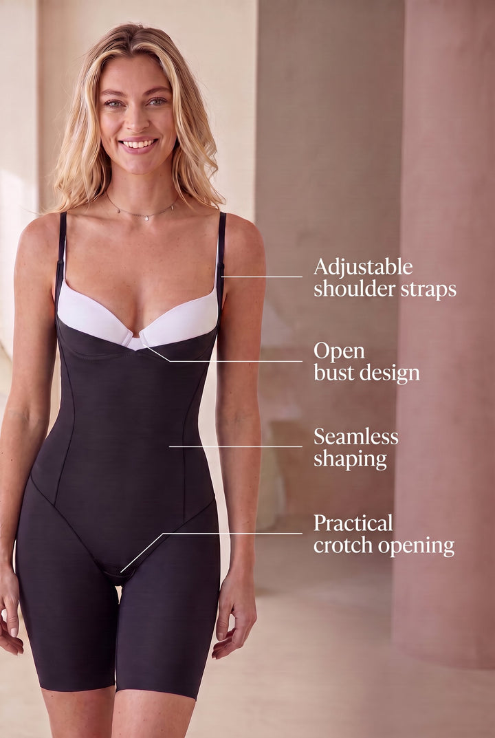 perfect curves bodyshaper black