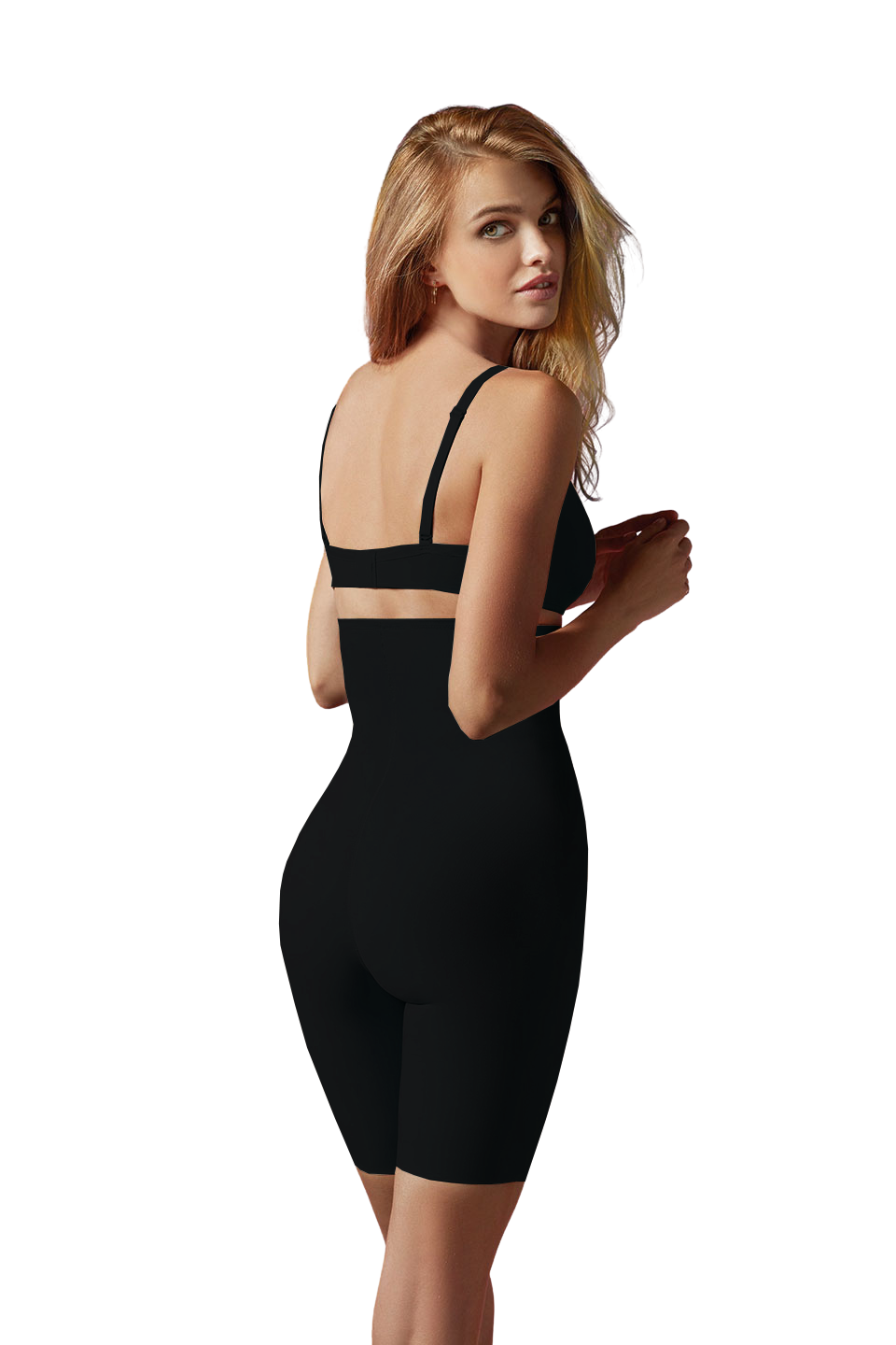 Perfect Curves High Waist Bermuda | Black