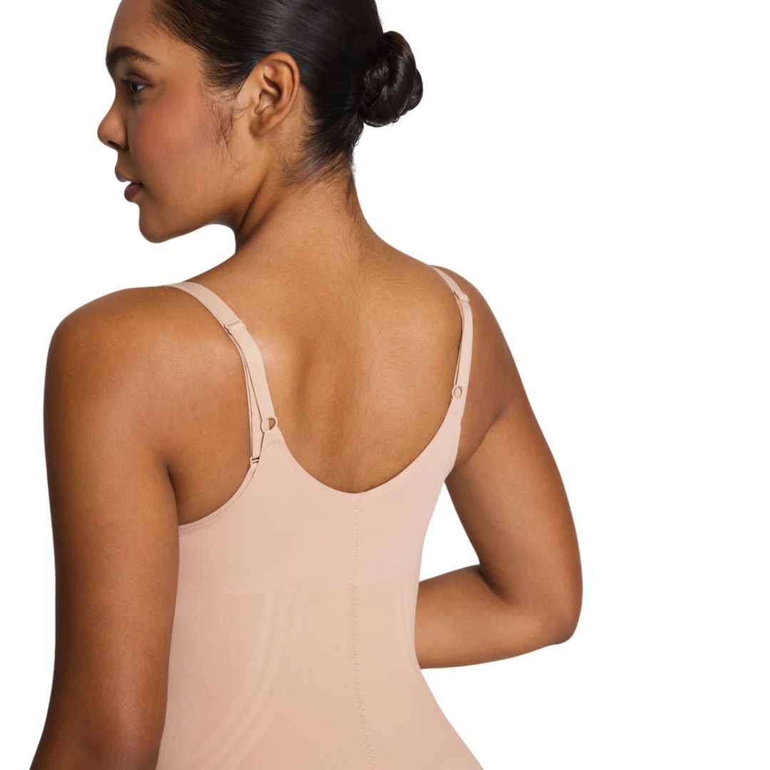 go figure bodysuit nude spanx detail