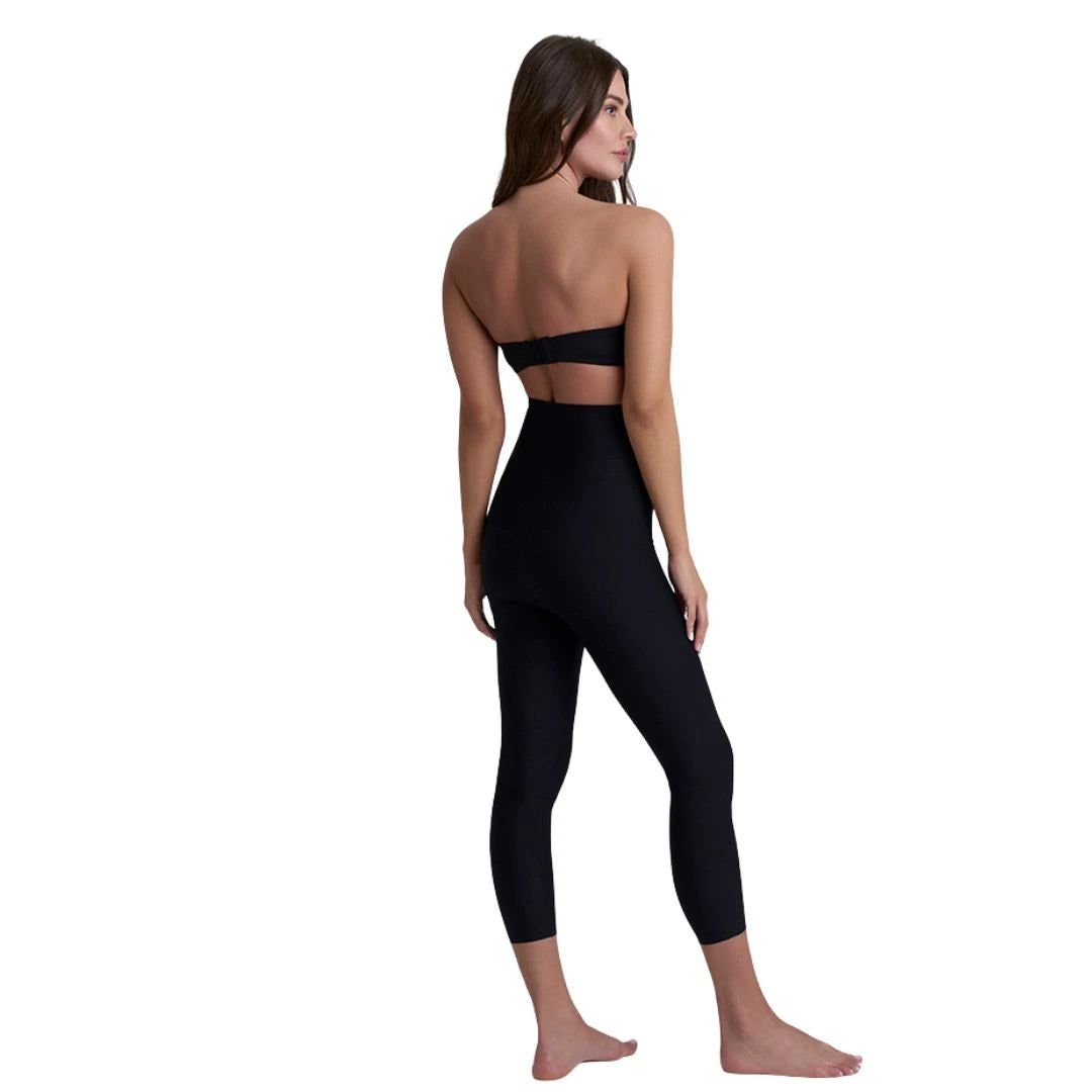 Sculpting High Waist Capri | Black