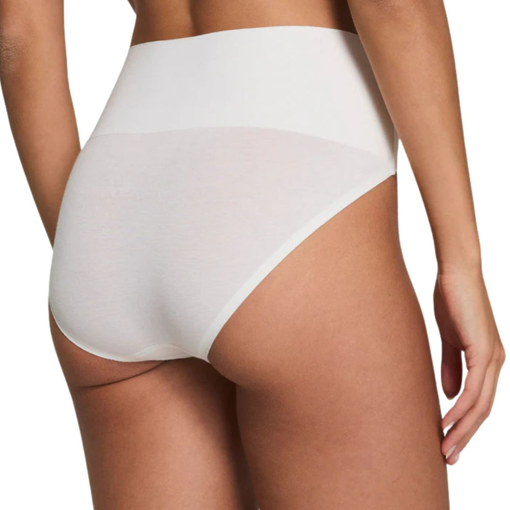 spanx high leg brief white back