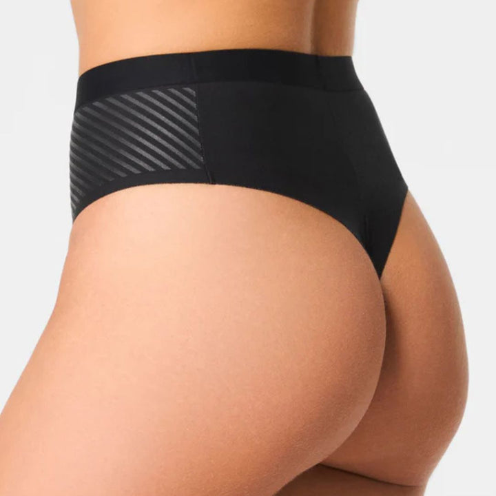 supima thong spanx black back